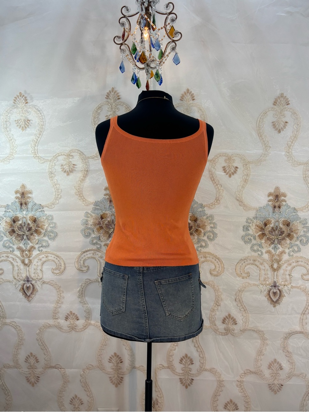 ✨Vintage Y2K Boho Orange Beaded Fairy Tank Top✨ - Picture 6 of 9